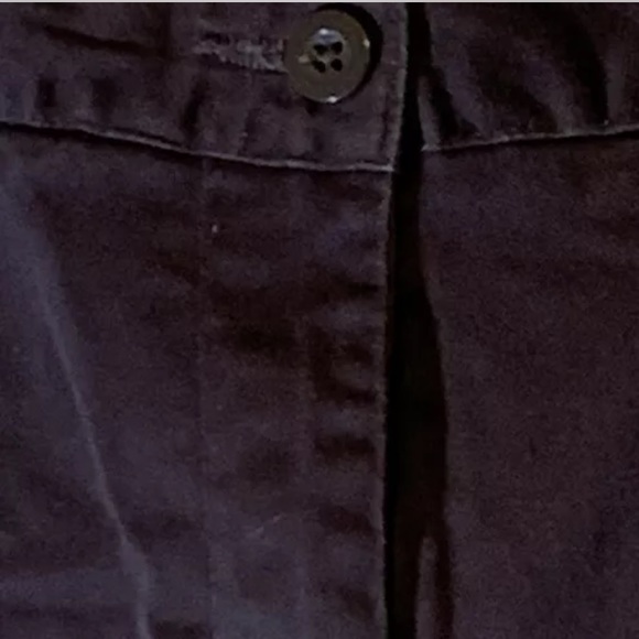 Kim Rogers Dark Brown Shorts Womens Size10 Belt Loops Pockets Button Zip Closure - Picture 2 of 7